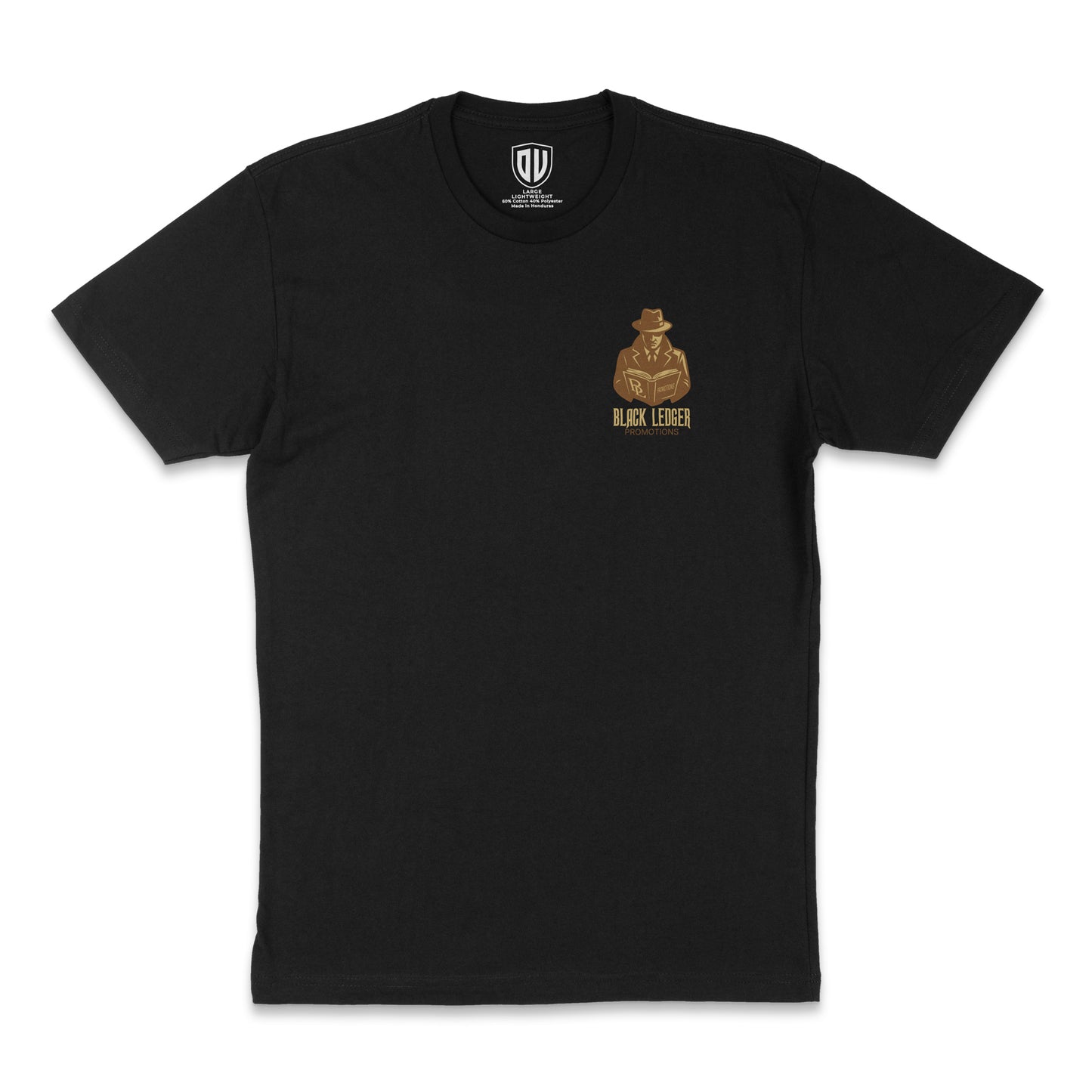 Black Ledger Promotions Core Tee front graphic T-shirt