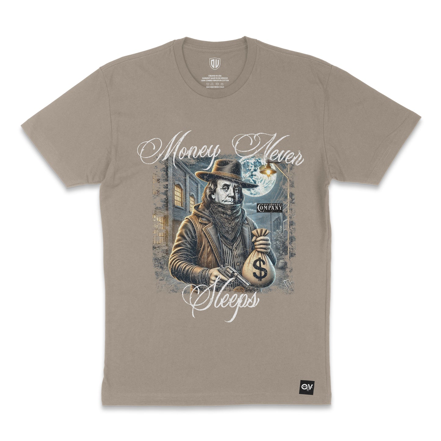 Money Never Sleeps Graphic Tee