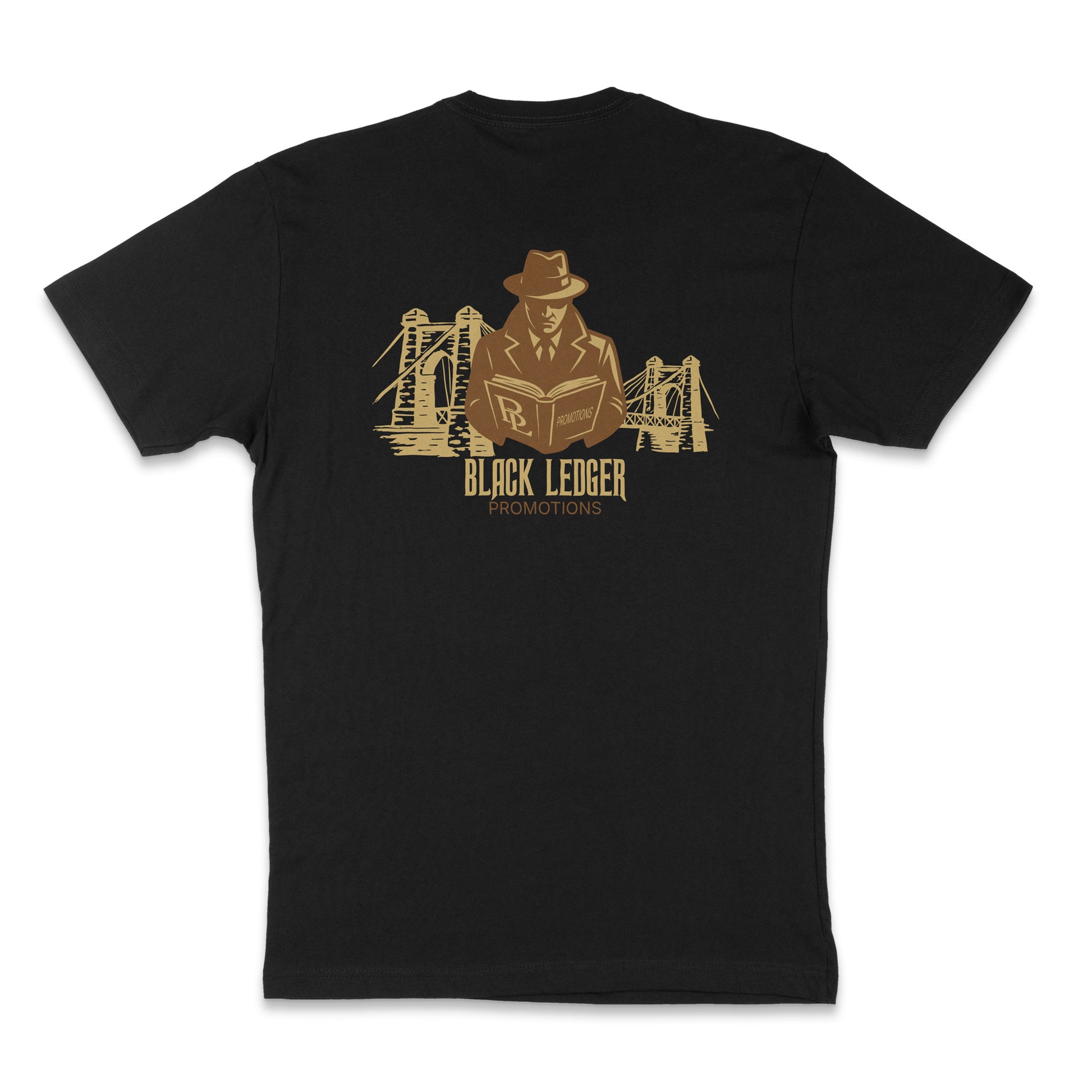 Black Ledger Promotions Core Tee back graphic T-shirt