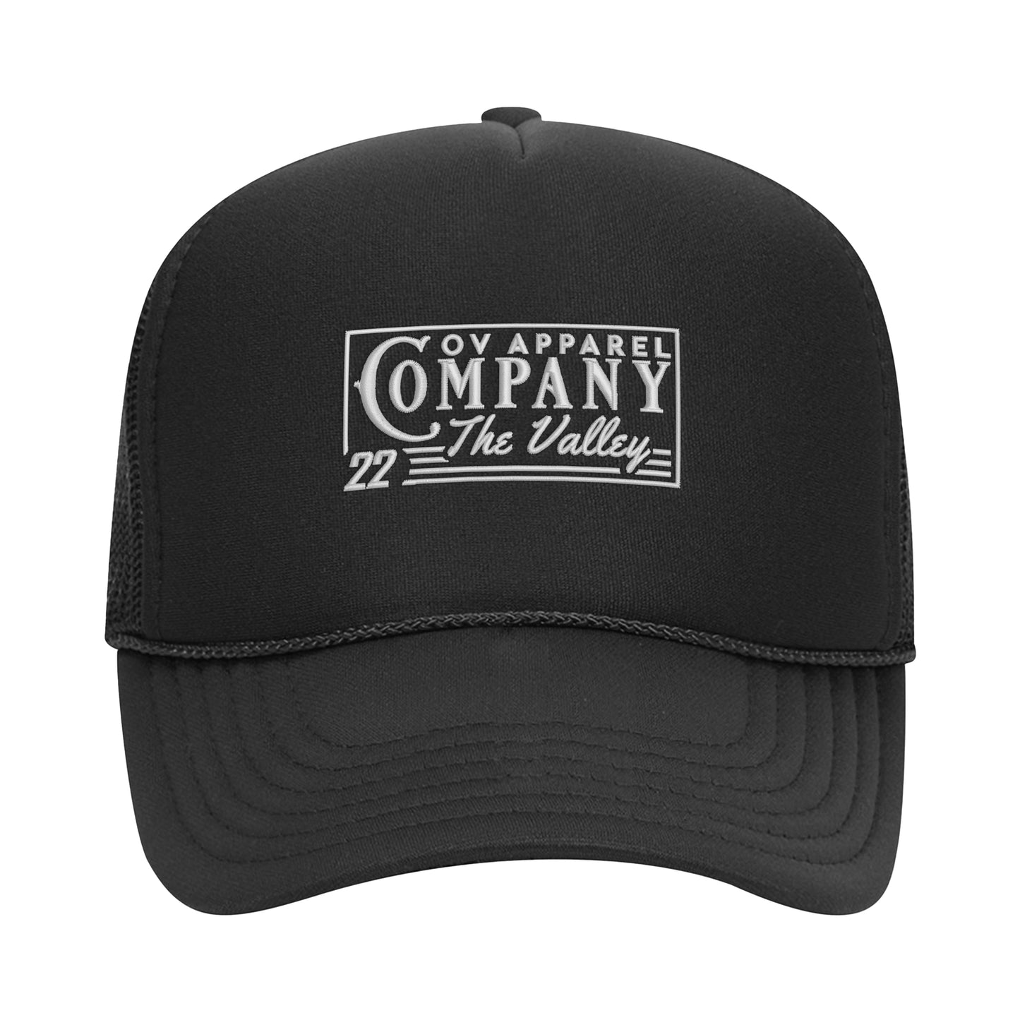 OV TRUCKER HAT WHITE-BLACK