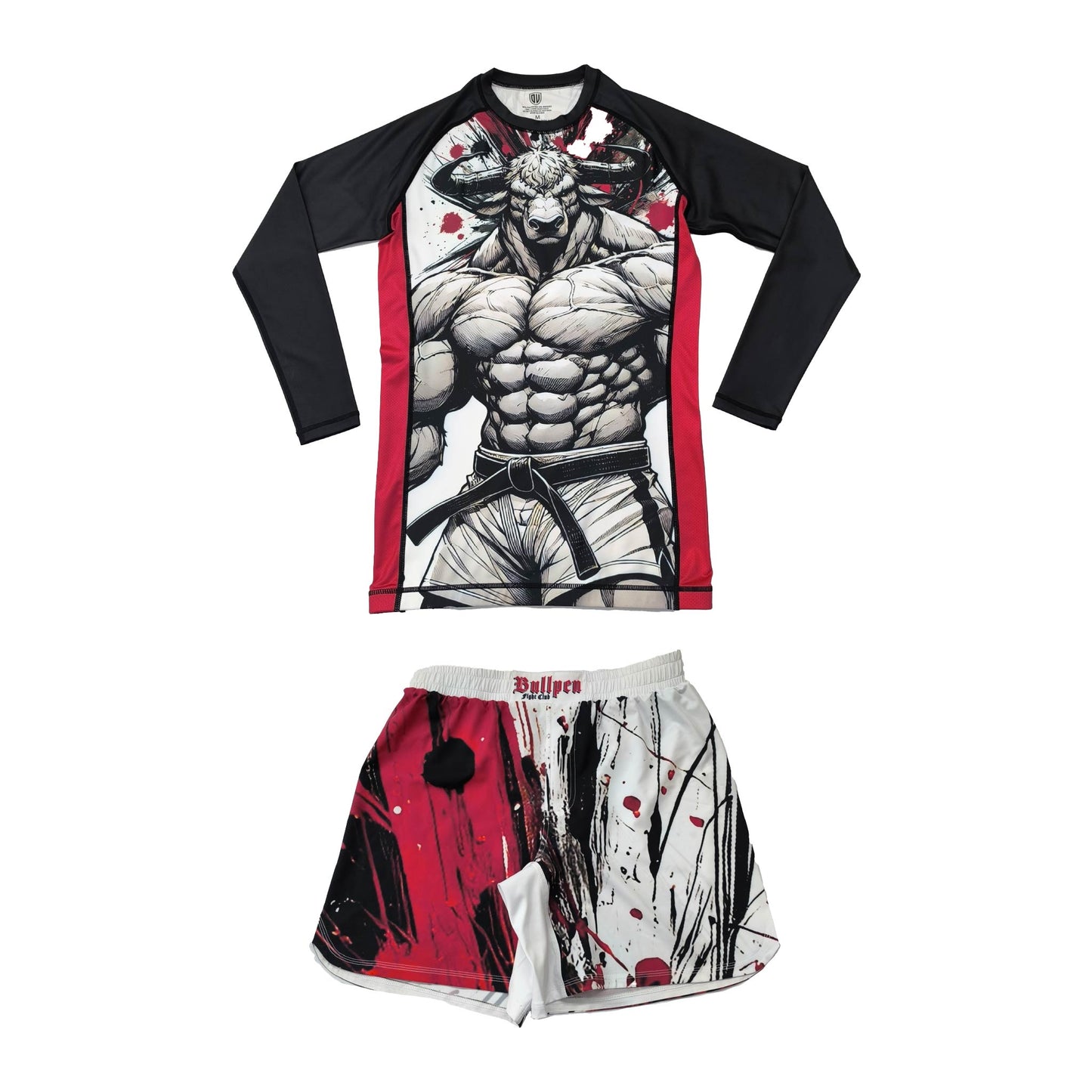 Bullpen Fight Club Rash Guard + Fight Short Set — PRE-ORDER