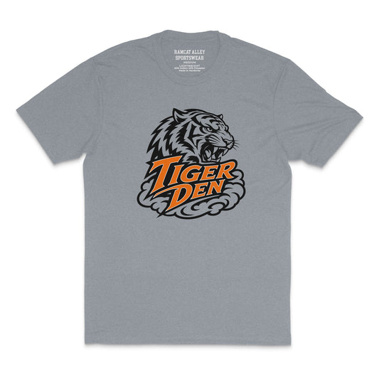 Tiger Den Game Day T-Shirt for Shadyside Tigers fans in youth and adult sizes